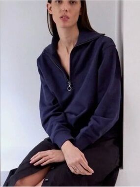 Thakoon Quarter Zip Pullover Sweatshirt